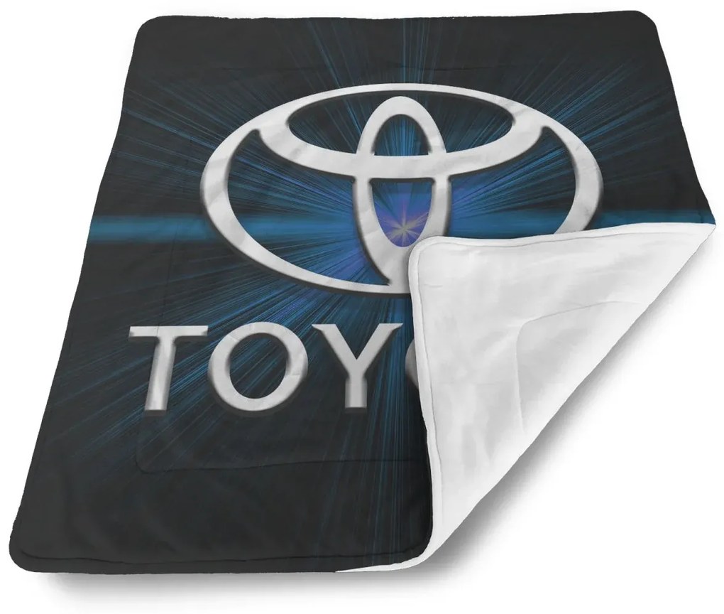 Sablio Deka pre bábätko Toyota Blue Glow - 90x120 cm