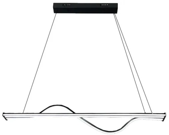 LED Stmievateľný luster na lanku LED/70W/230V 3000-6500K + diaľkové ovládanie