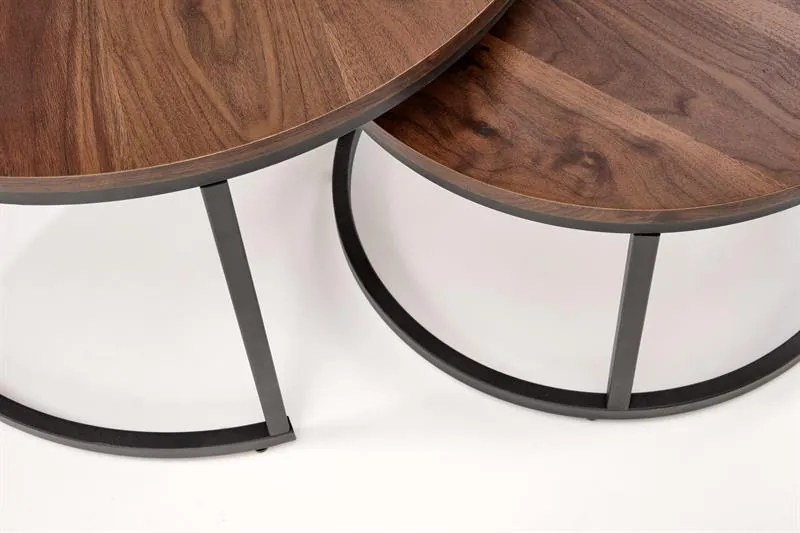 KONFERENČNÝ STOLÍK DAVINO ORECH + ČIERNY