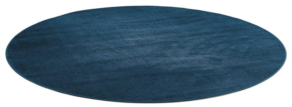 Okrúhly koberec KEVIN, Ø 4000 mm, modrá