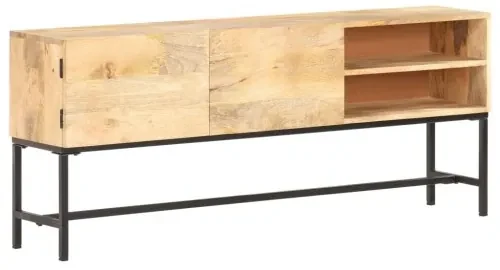 vidaXL Komoda 145x30x60 cm masívne mangovníkové drevo-