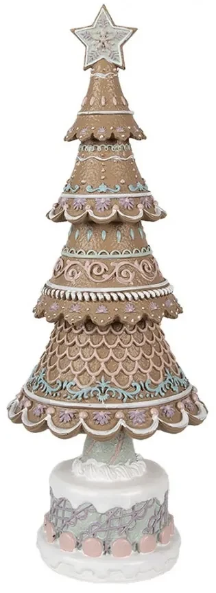 Dekorácia vianočný perníkový stromček Gingerbread Tree - Ø 13*33 cm