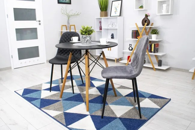 Set dvoch jedálenských stoličiek ASTI tmavo sivé (2ks)