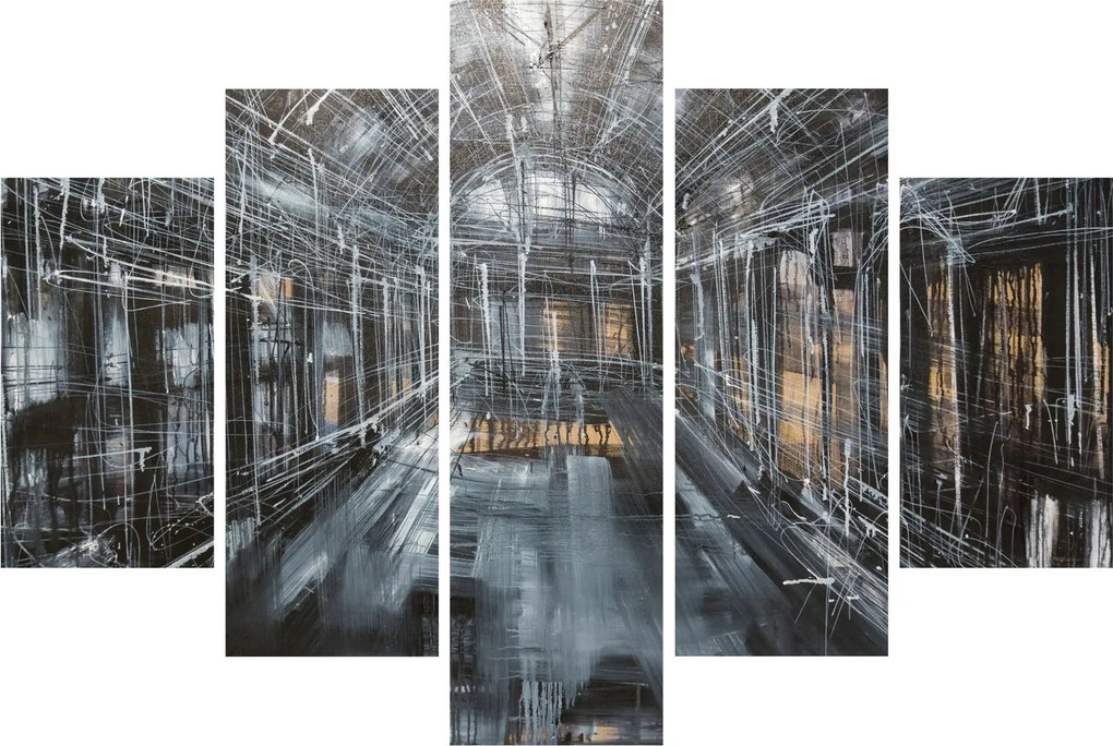 Obraz interiéru starej budovy (150x105 cm)