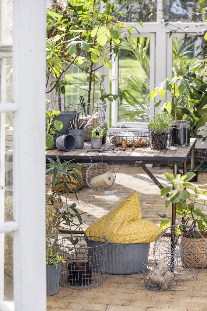 Ib Laursen Kovový závesný košík Balcony väčší