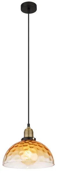 Globo 15786H1 - Luster na lanku SALVY 1xE27/60W/230V pr. 25 cm oranžová