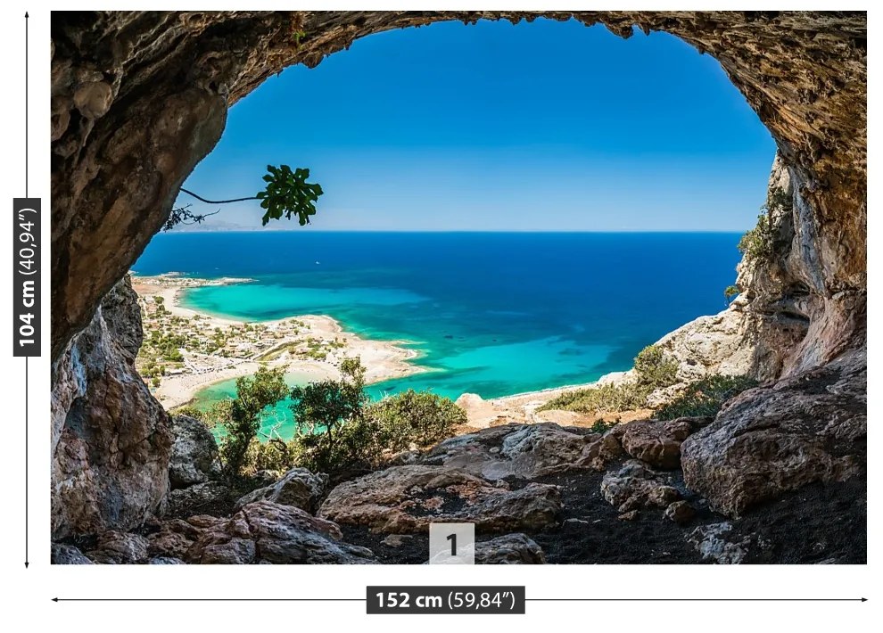 Fototapeta Vliesová Grécko jaskyne 416x254 cm