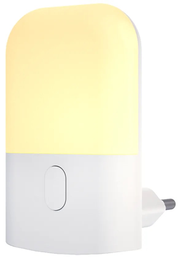 LED svietidlo do zásuvky Kama, 1x LED 0,5w, 2700k, w, senzor súmraku