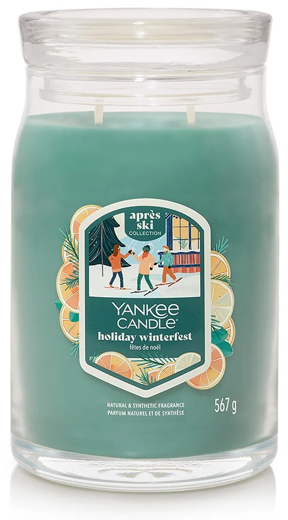 Yankee Candle Vonná sviečka veľká Signature Holiday Winterfest, 567 g, L