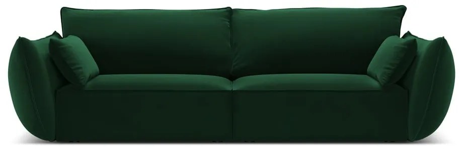 Tmavozelená zamatová pohovka 208 cm Vanda – Mazzini Sofas