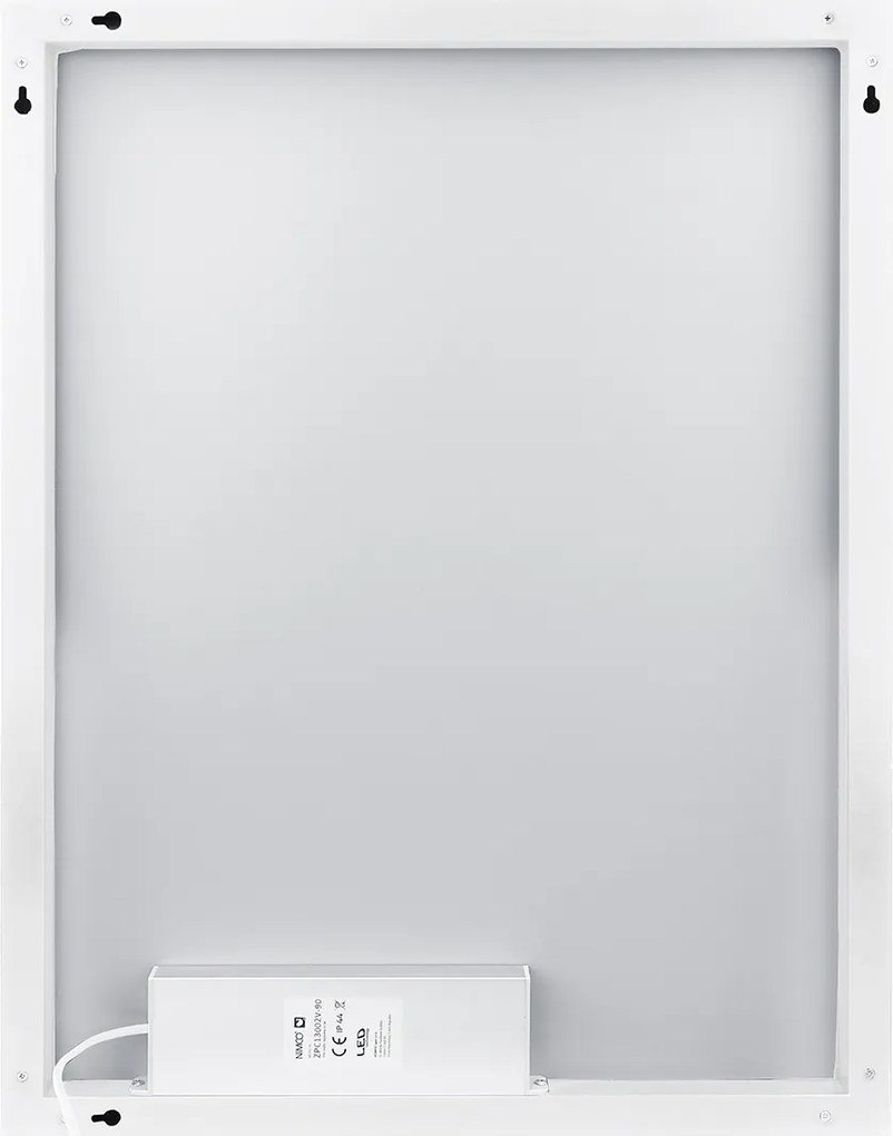 Nimco Biele LED zrkadlo 900x700 s dvoma dotykovými senzormi - ZPB 13019VX-05