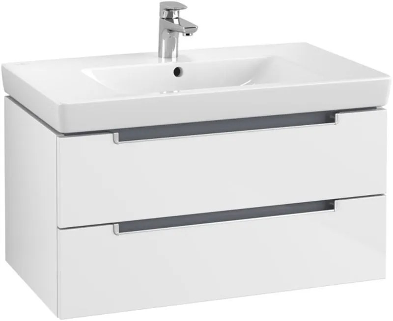 Villeroy &amp; Boch Subway 2.0 skrinka 78x44.9x52 cm závesné pod umývadlo biela A69600DH