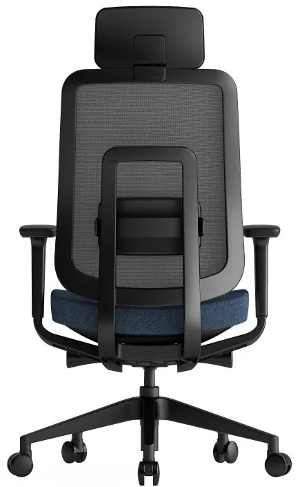 Kancelárska ergonomická stolička K42 — sieť, látka, čierna / viac farieb Zelená