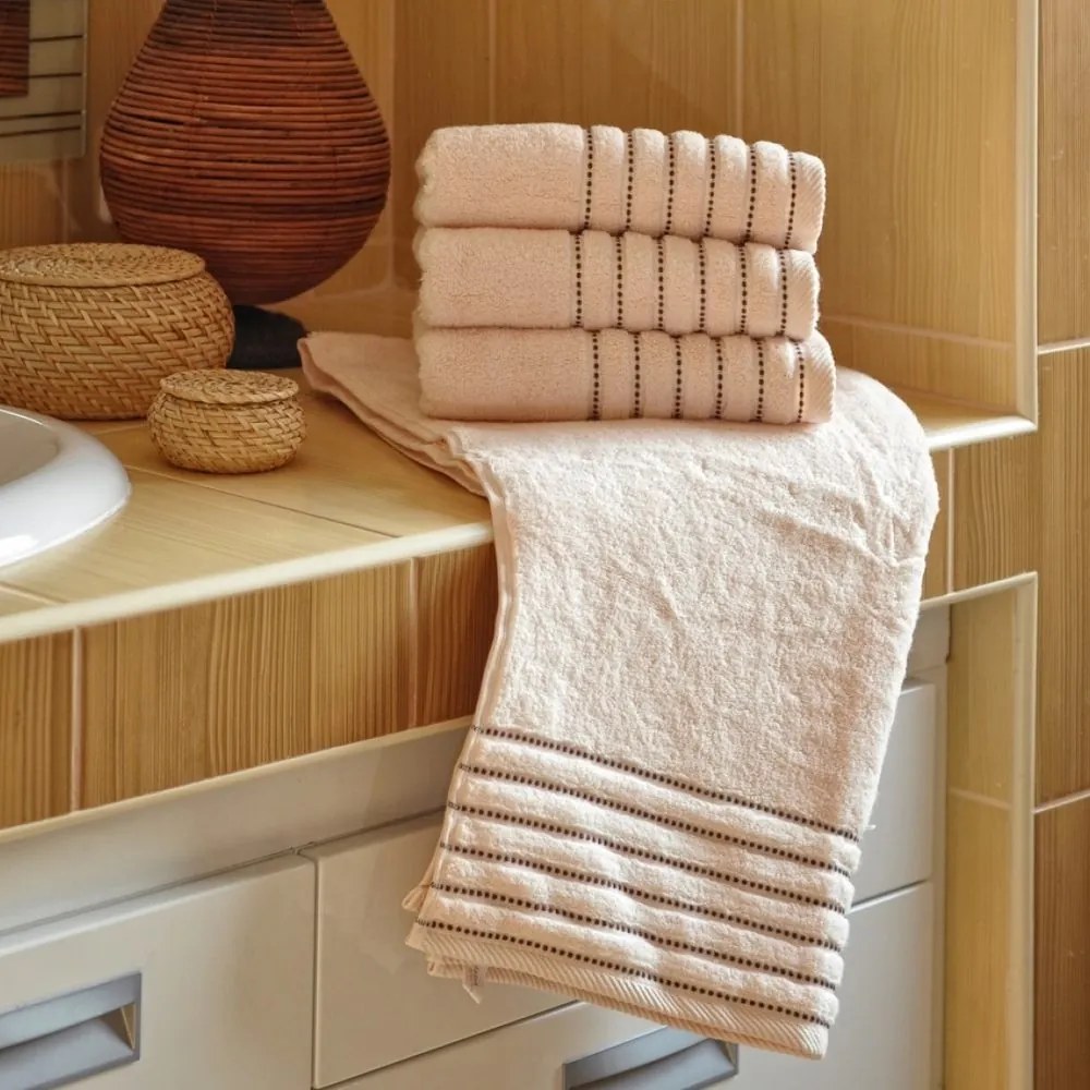 Polášek Froté osuška EMA - Béžová | 70 x 140 cm