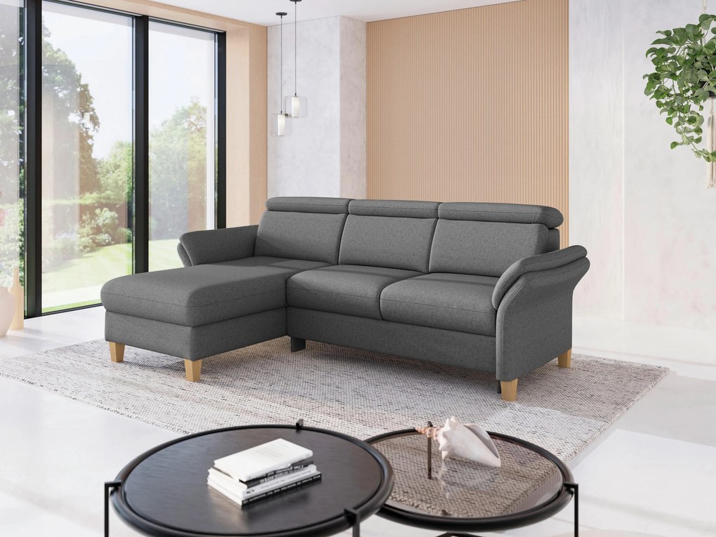 XXXLutz ROHOVÁ SEDAČKA, textil, tmavosivá Sit & More - Sedačky - 000144025774