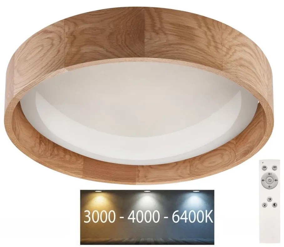 Brilagi - LED Stmievateľné stropné svietidlo MANAROLA LED/24W/230V dub + DO BG0004