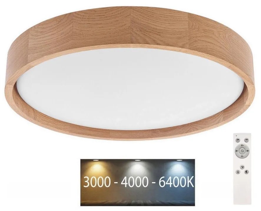 Brilagi - LED Stmievateľné stropné svietidlo MANAROLA LED/24W/230V dub + DO
