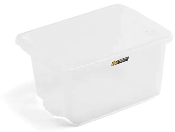 Úložný box BLAKE, 500x365x260 mm, 33 L, priehľadný