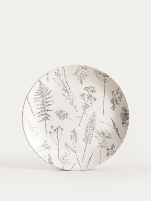 Sada tanierov BARI biela / sivá 752452