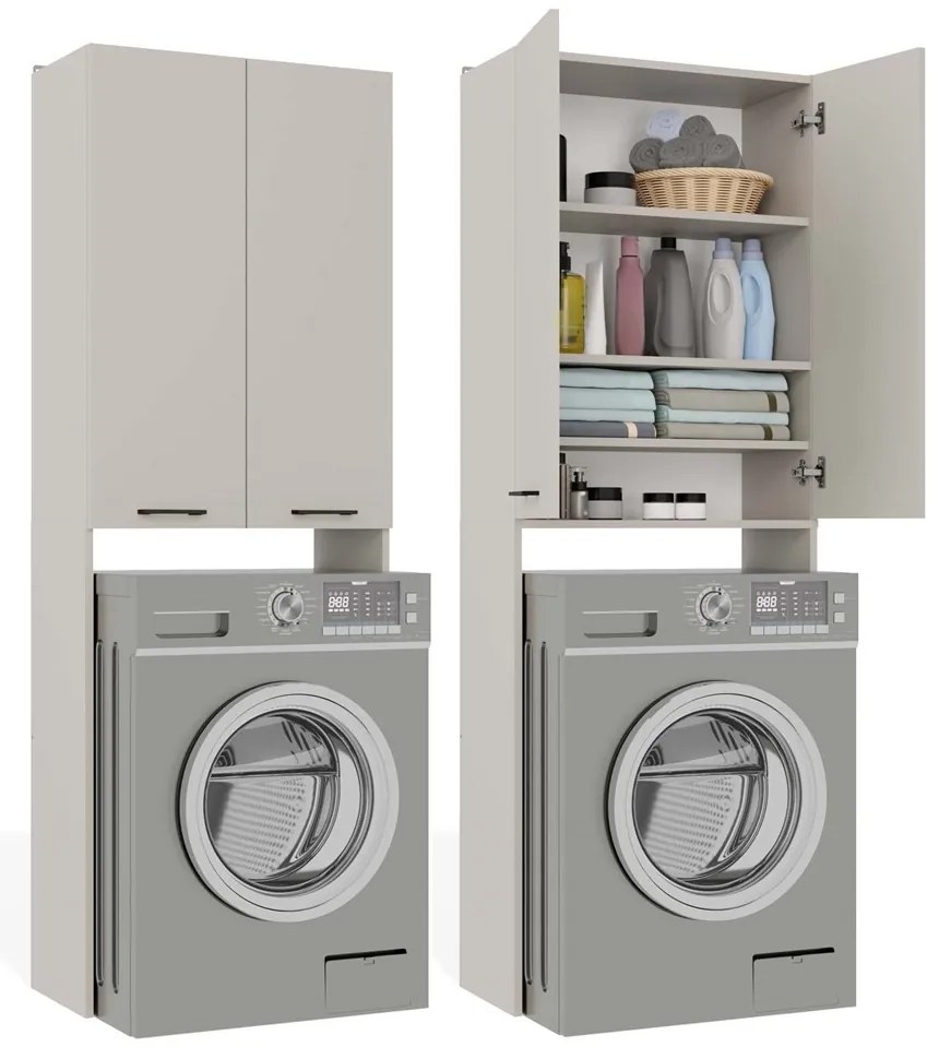 Koupelnová skříňka nad pračku POLA DD kašmírová