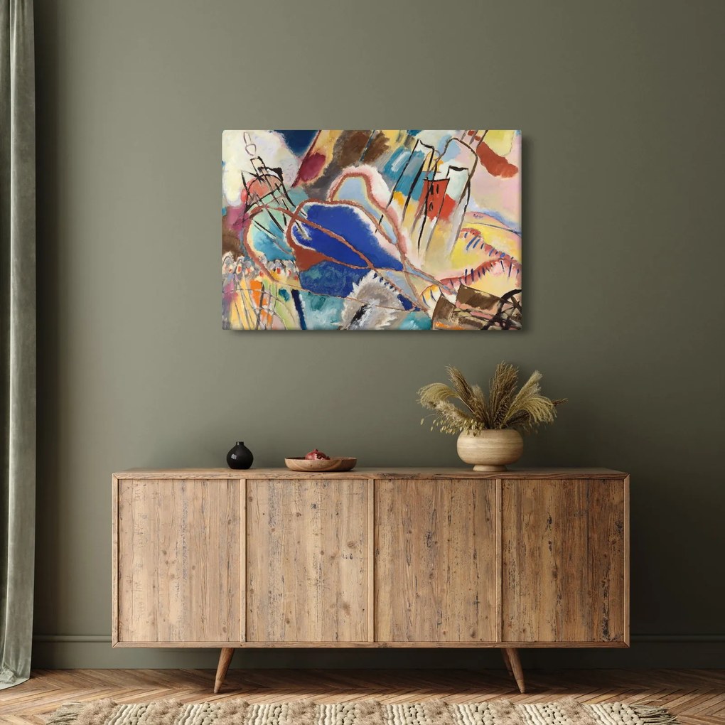 Obraz - Vasily Kandinsky, Improvisation No. 30 (Cannons), reprodukcia (90x60 cm)