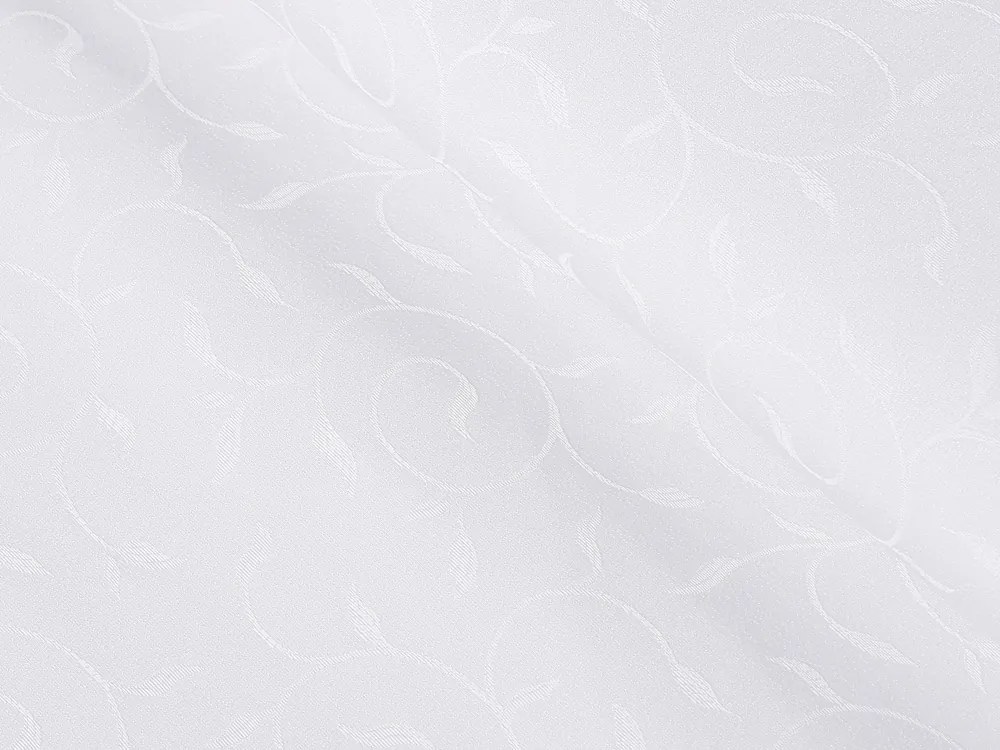 Biante Dekoračná obliečka na vankúš TF-011 Popínavé lístky - studená biela 30 x 50 cm