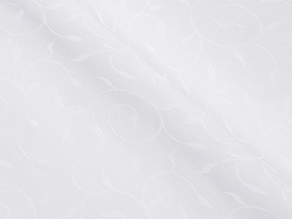 Biante Dekoračná obliečka na vankúš TF-011 Popínavé lístky - studená biela 45 x 45 cm