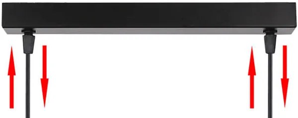 Candellux Čierno-hnedý závesný luster Bistro pre žiarovku 2x E27 32-00538