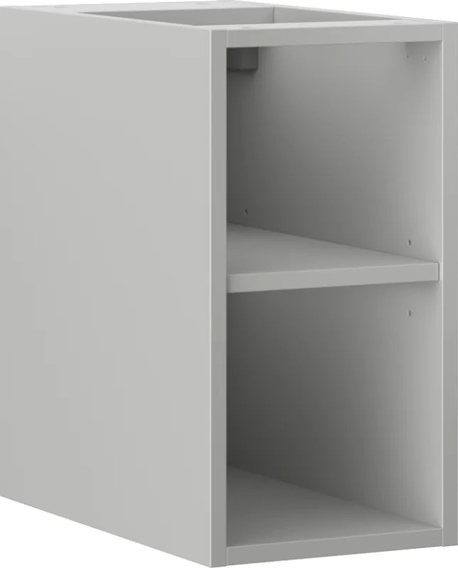 Mexen Box-A, otvorená skrinka s policou 25 cm, sivá matná, 91AX2-0250-470-0-62