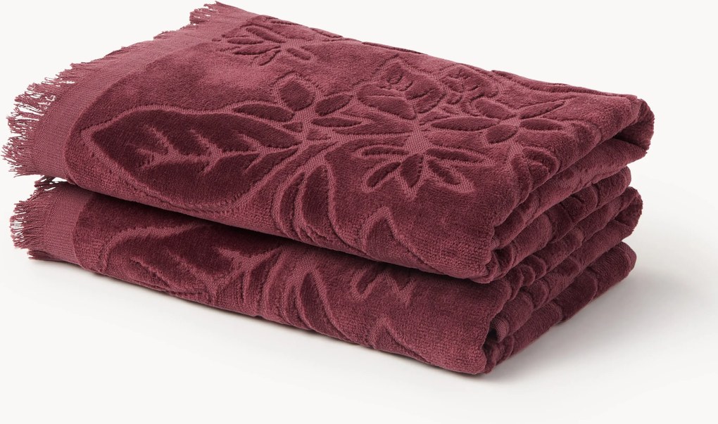 Zamatový uterák Rosaria, rôzne veľkosti