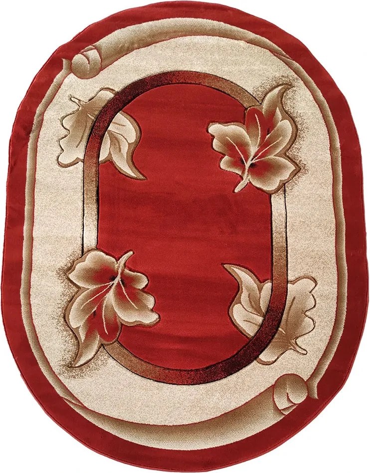 BE Koberec Adora 7014 TERRA – hnedý oválny Rozmer: 140x190 cm