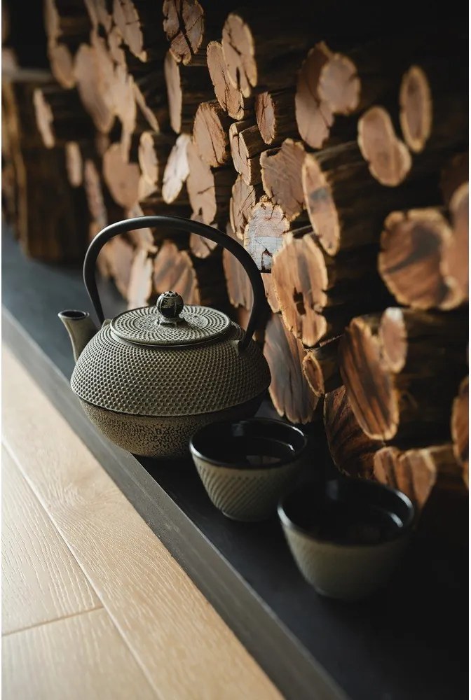 Sivé šálky v súprave 2 ks z liatiny 100 ml Jang – Bredemeijer