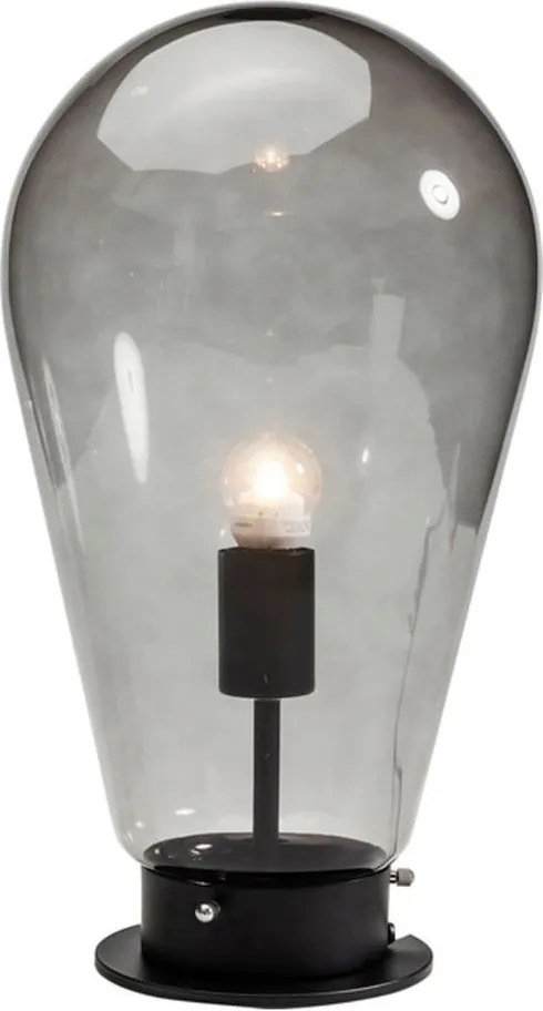 Čierna stolová lampa Kare Design Bulb