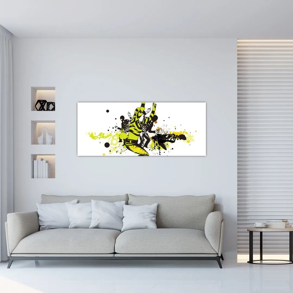 Obraz - Street dance (120x50 cm)