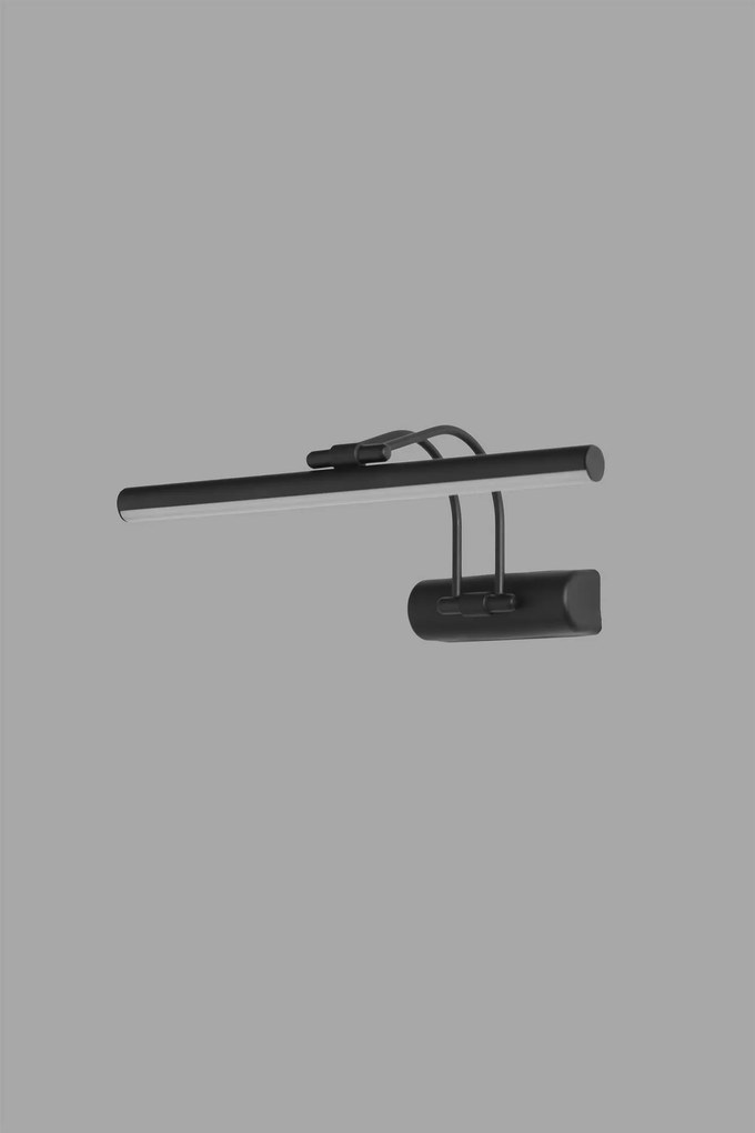 Nástěnná LED lampa Flut 35 cm černá