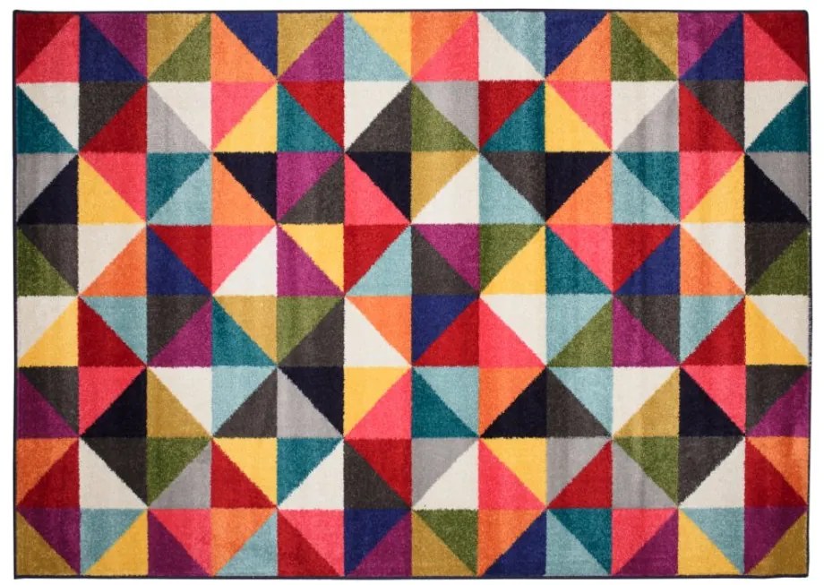 Farebný koberec s geometrickým vzorom Salsa Šírka: 80 cm | Dĺžka: 150 cm