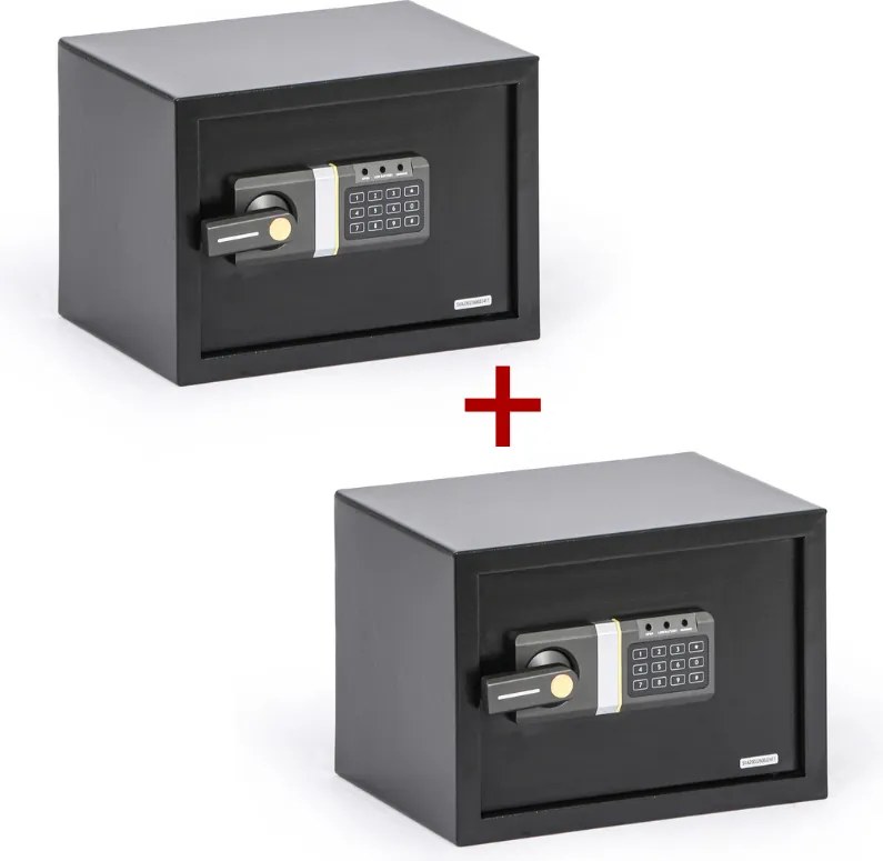 Nábytkový sejf s elektronickým zámkom 1+1 ZADARMO, 250 x 350 x 250 mm