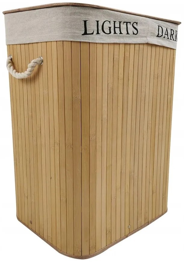 Dekorstudio Bambusový kôš na prádlo 80l