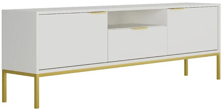 TV Stolík 175 Austin Biela/Zlatá
