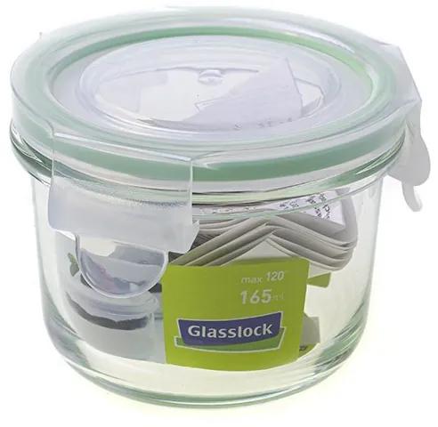 Glasslock Sklenená okrúhla dóza - 165ml - mini