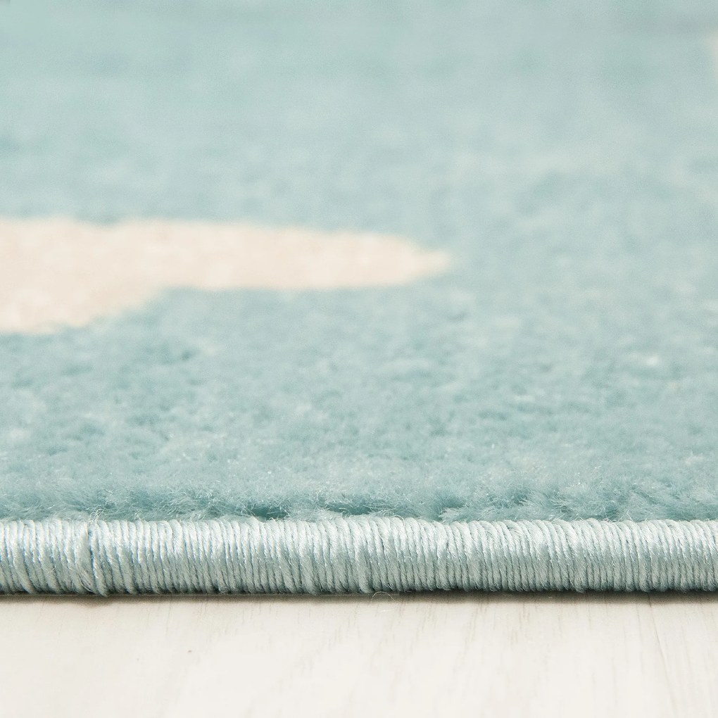 TA Koberec E662A TURQUOIS HAPPY FBA Rozmer: 160x220 cm
