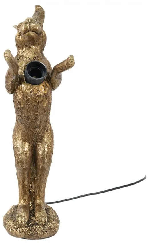 Dekor zlaté stolné svietidlo RABBIT