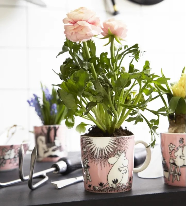 Hrnček Moomin Love 0,3l, ružový / 30. výročie, darčekový box