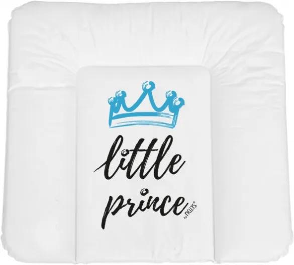 NELLYS NELLYS Přebalovací podložka, měkká, Little Prince, 85 x 72cm, bílá