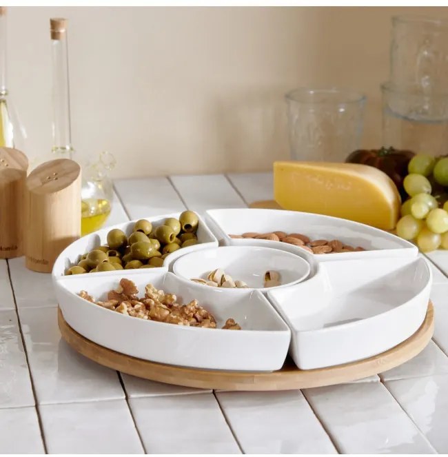 Servírovací set FINCAN misky s podnosom 984727 - drobné poškodenie