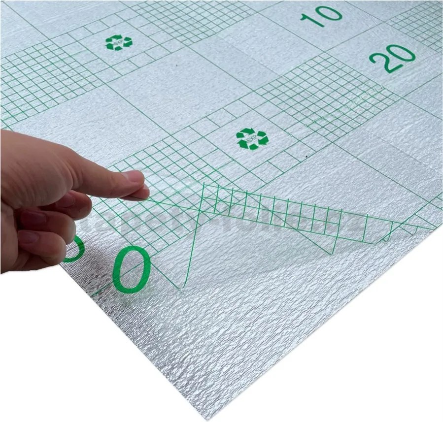 Samolepiace lamely na stenu L01, cena za kus, rozmer 100 cm x 60 cm, svetlo hnedé, IMPOL TRADE