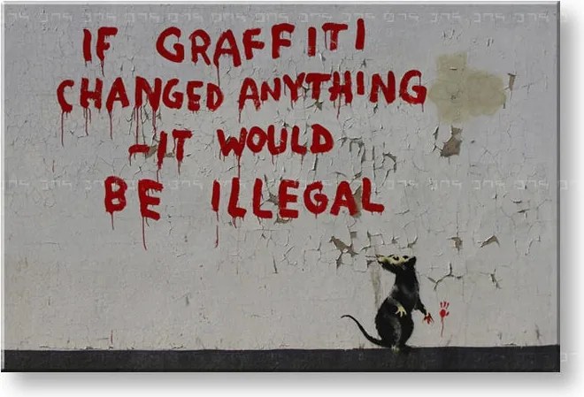 Obraz na plátne Street ART – Banksy