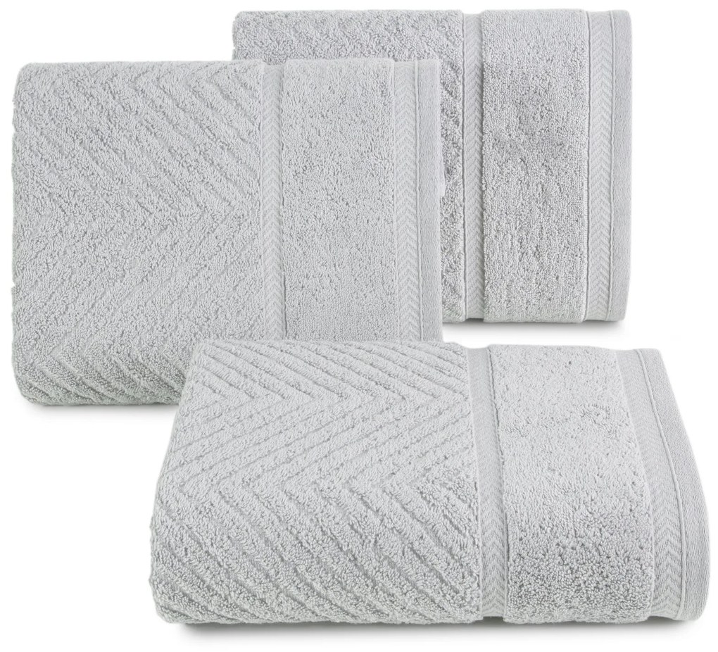 BAVLNENÝ UTERÁK KALIA4 50X90 CM STRIEBORNÁ