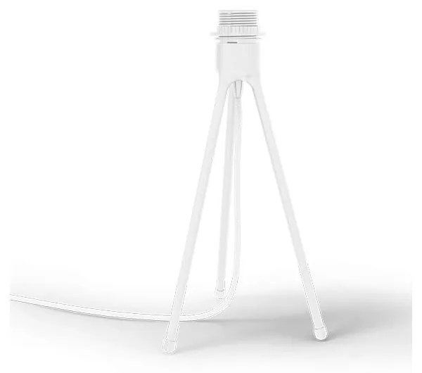 Biely stolový stojan tripod na svietidlá UMAGE, výška 36 cm