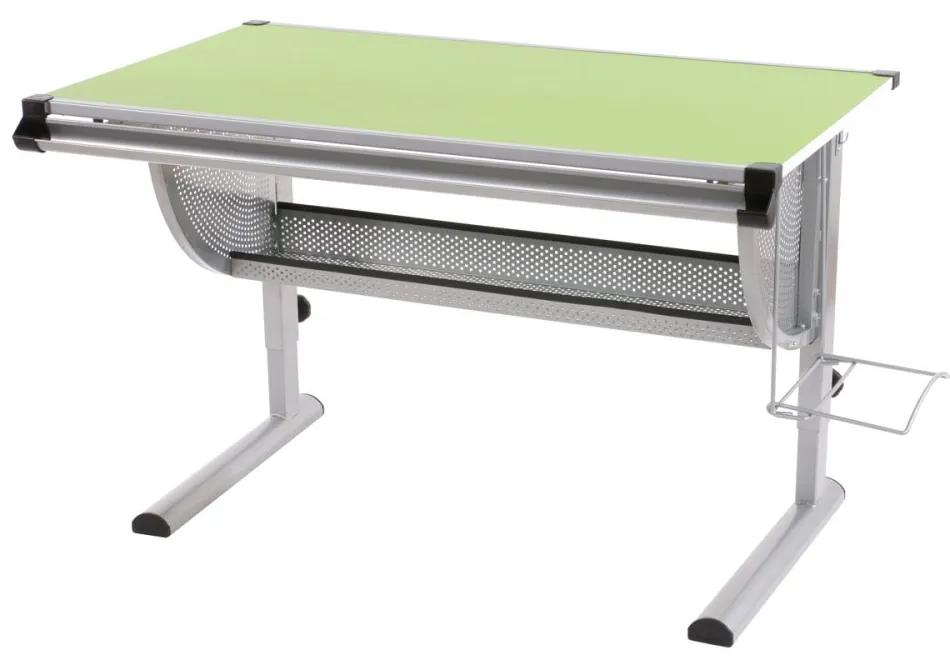 Detský písací stôl WH6507 zelený Dekorhome